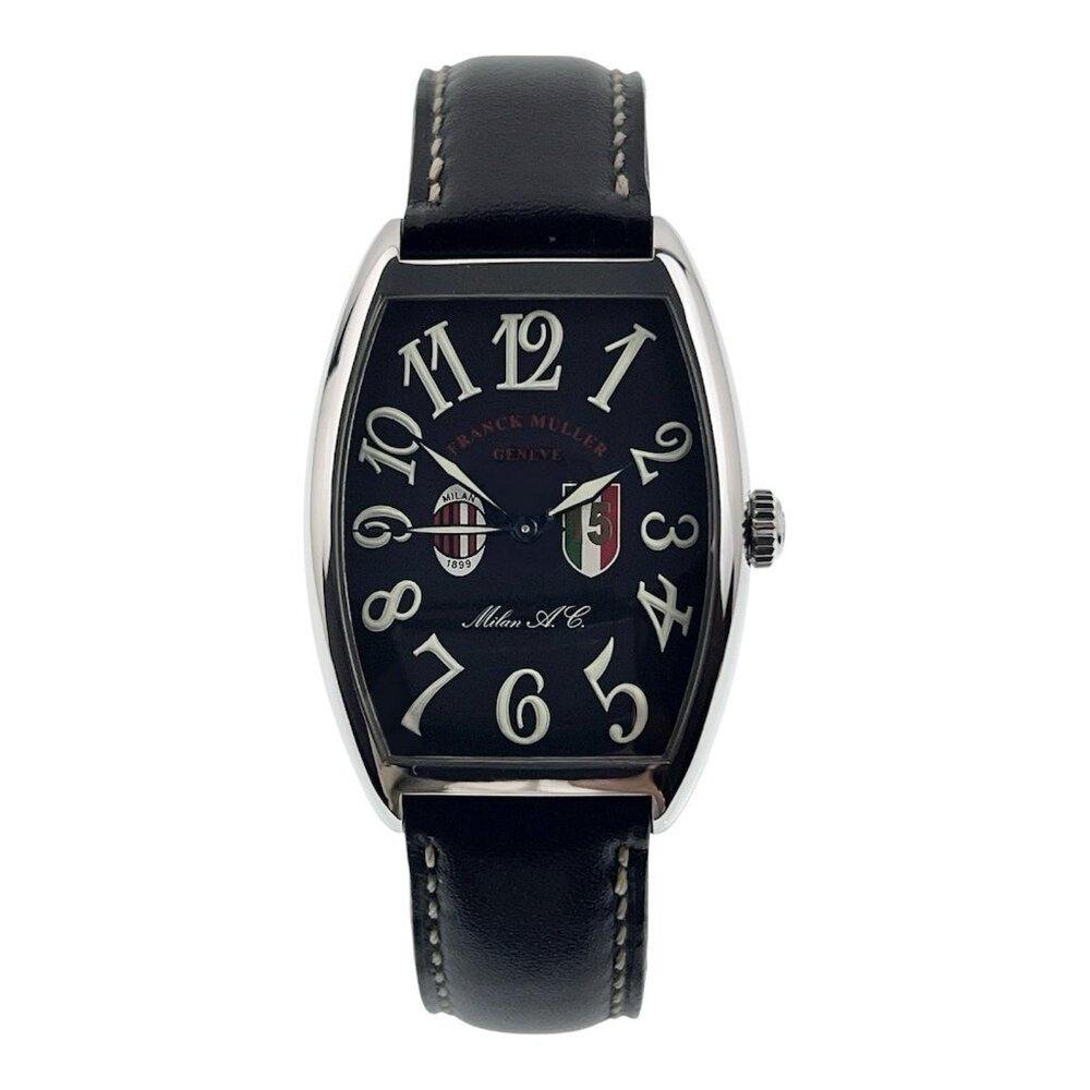 Franck Muller Milan AC Stainless Steel Black Dial 31mm Automatic Mens Watch 2852